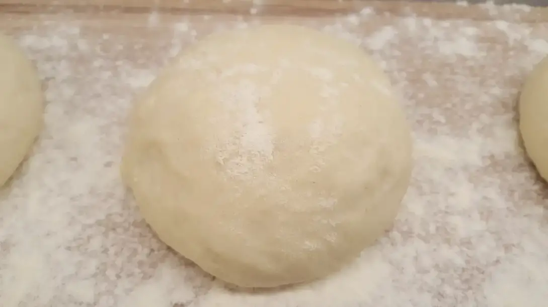 Homemade pizza dough