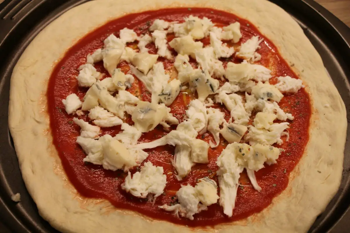 Pizza de Gorgonzola – Dona Quituta