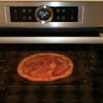 Pizza in wall oven